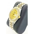 Rolex Datejust 18k Yellow Gold Bezel with Diamonds 36mm Automatic watch 